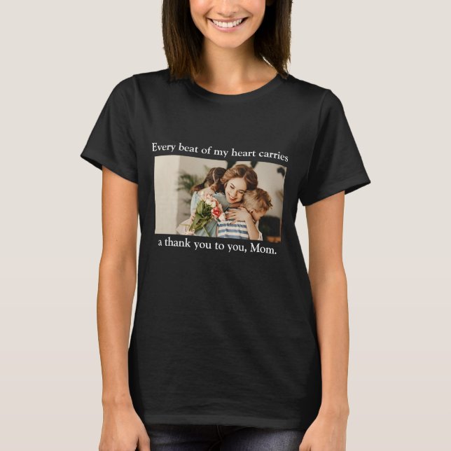Camiseta Sorpresa del regalo único por el día de la madre (Anverso)