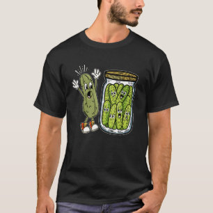 Camiseta Sorpresa Divertida de Pepino en Escabeche y un Tar