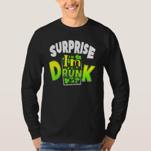 Camiseta Sorpresa, estoy ebrio por el día de San Patricio