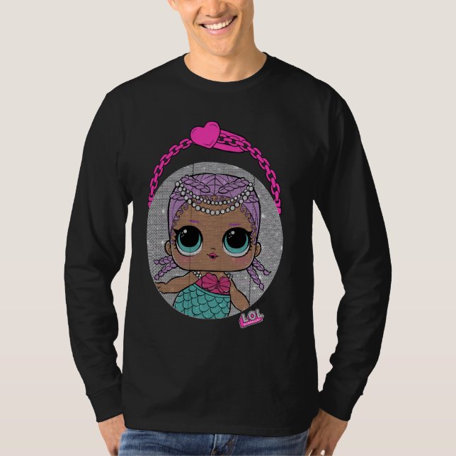 Camiseta ¡Sorpresa! Merbaby Sparkly Purse Mermaid (Anverso)