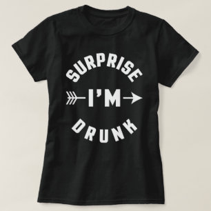 Camiseta Sorpresa soy cita divertida bebida
