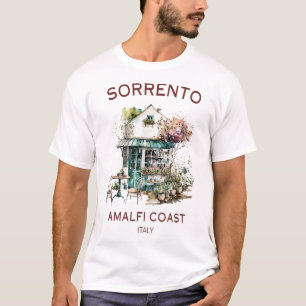 Camiseta Sorrento Amalfi Coast Italia Caf Travel