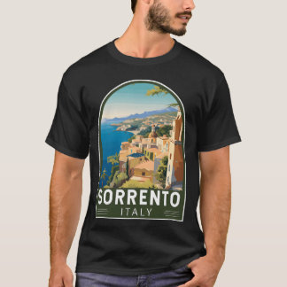 Camiseta Sorrento Italiaravel Arte Emblema amigos