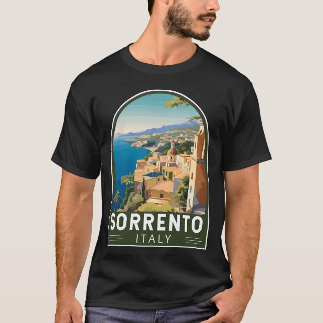 Camiseta Sorrento Italyravel Art Emblem friends (Anverso)
