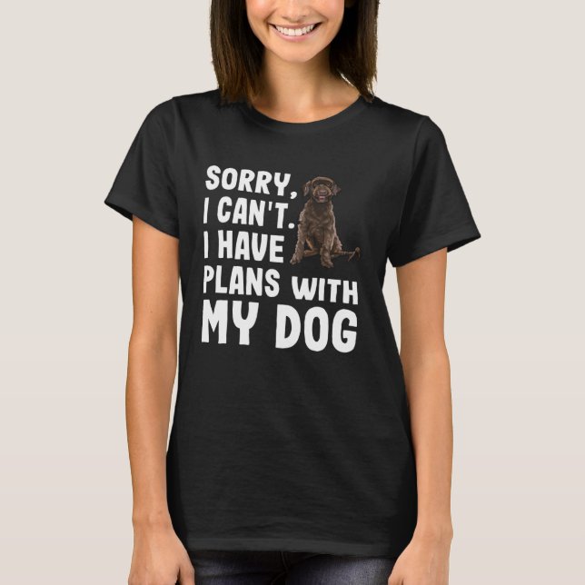 Camiseta Sorry I Cant I Have Plans With My Portuguese Water (Anverso)