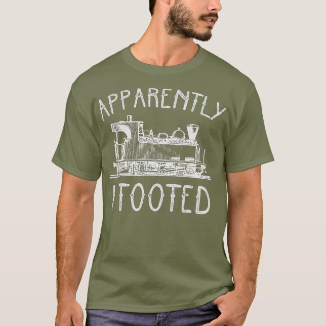Camiseta Sorry I Tooted Train Engineer Steam Railroad (Anverso)