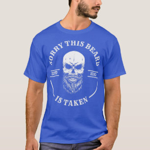 Camiseta Sorry This Beard Is Taken Skull
