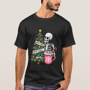 Camiseta Sorta Merry Sorta Scary Funny Navidades navideños 