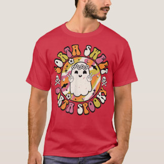 Camiseta Sorta Sweet Sorta Spooky Cute Sonriente Fantasma F