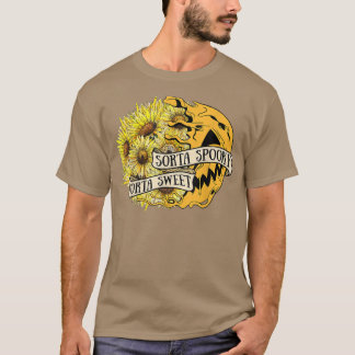 Camiseta Sorta Sweet Sorta Spooky Flowe Jack O' Lantern H