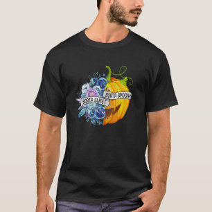 Camiseta Sorta Sweet Sorta Spooky Flowe Jack O' Lantern H