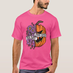 Camiseta Sorta Sweet Sorta Spooky Halloween Pumpkin Trick O