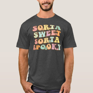 Camiseta Sorta Sweet Sorta Spooky Men Guay Retro Hall