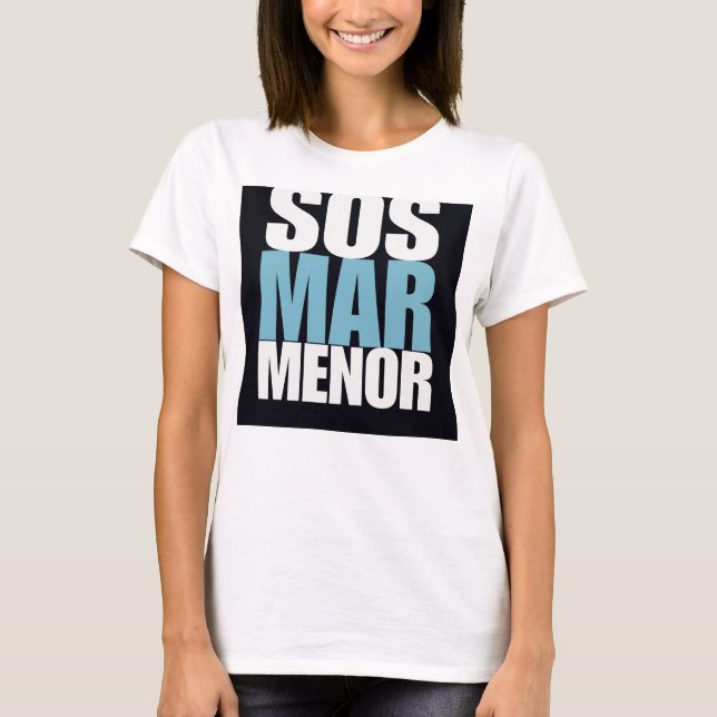 Camiseta SOS Mar Menor (Anverso)