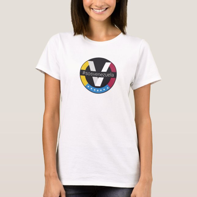 CAMISETA #SOS VENEZUELA (Anverso)