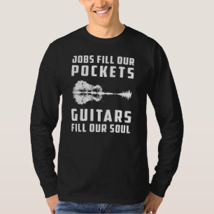 Camiseta Sos y éxito: Guitars alimentando el té del alma -
