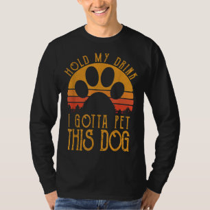 Camiseta Sostén Mi Bebida Tengo Mascota Este Perro Humor Gr