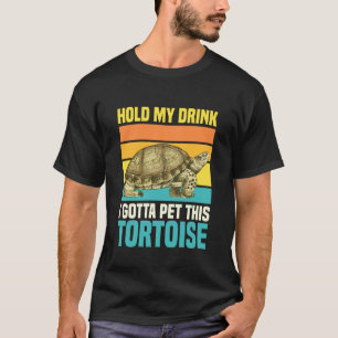 Camiseta Sostén Mi Bebida Tengo Que Acariciar A Esta Tortug