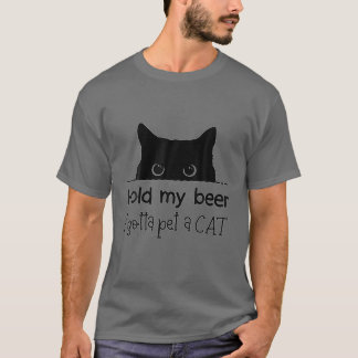 Camiseta Sostén Mi Cerveza Tengo Un Mascota Un Regalo De Ci