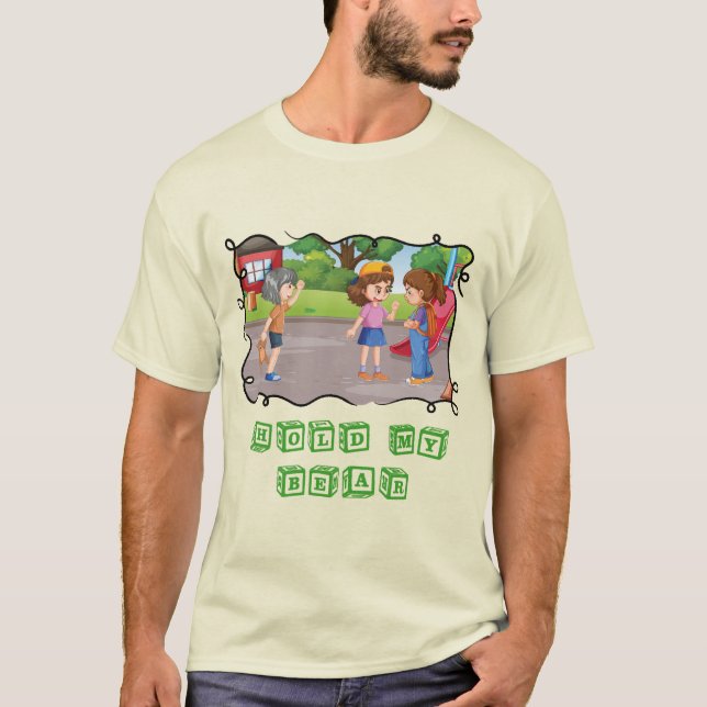 Camiseta Sostén mi oso (Anverso)