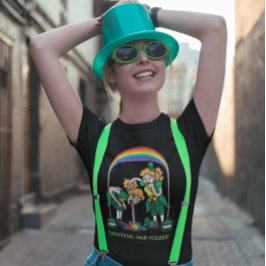Camiseta "Sostenedor de Pelo No Oficial" Día de San Patrici