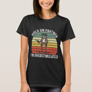 Camiseta Sostener a la pareja soy una rana de vaquero sobre
