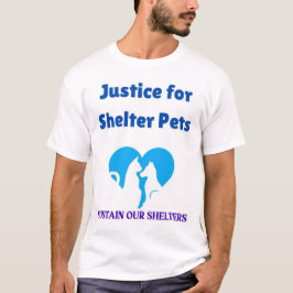 Camiseta Sostener la justicia de nuestros refugios para Mas