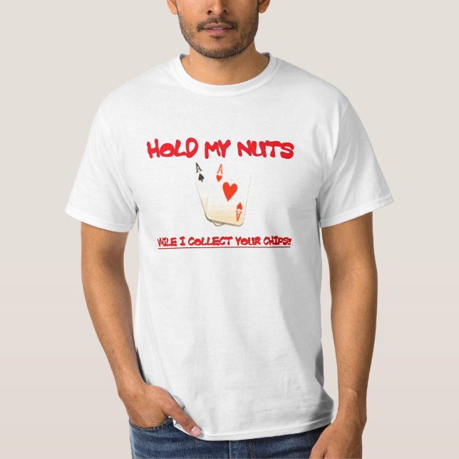 Camiseta Sostenga mis nueces (Anverso)