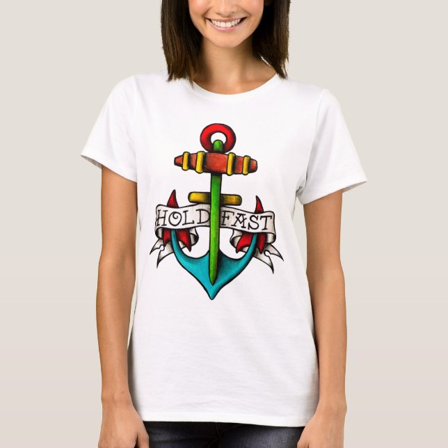 Camiseta Sosténgase rápidamente (Anverso)