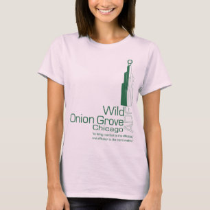 Camiseta sostenible de la arboleda alimentador de