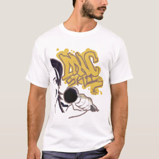 Camiseta sostenible de las habilidades del Mic