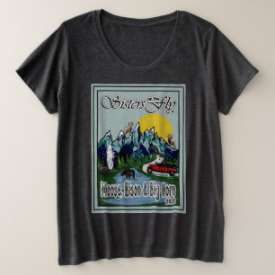 Camiseta SOTF Moose, Bison & Big Horn Plus Size
