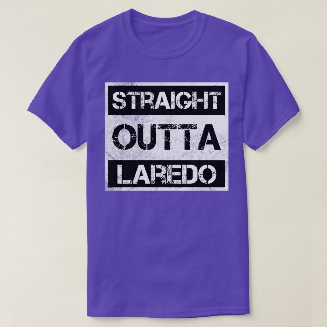 Camiseta Sou en peligro de vejez de Laredo Texas (Diseño del anverso)