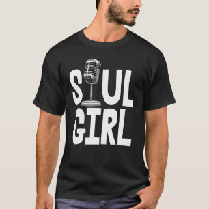Camiseta Soul Girl Micrófono de Karaoke para Mujer
