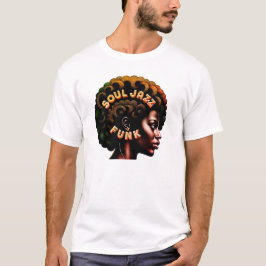 Camiseta Soul Jazz Funk afro T-Shirt