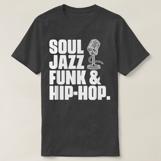 Camiseta Soul Jazz Funk y música de género Hip Hop Mu (Diseño del anverso)