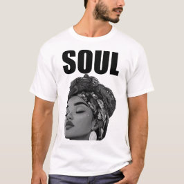 Camiseta Soul lady b/w