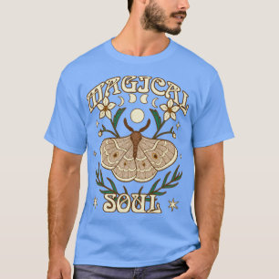 Camiseta Soul mágico Moth lunar Bohemian Boho Hippie