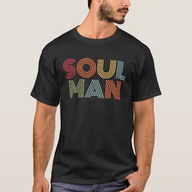 Camiseta Soul Man Black Orud Man Padre Rhythm Blues M (Anverso)