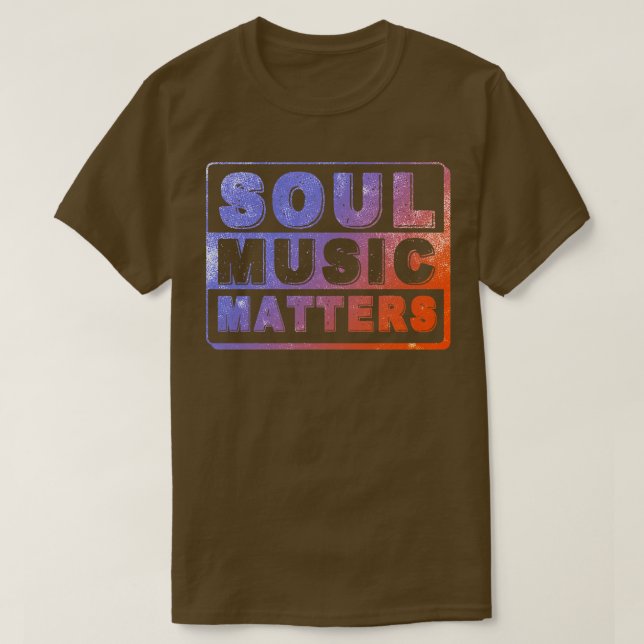 Camiseta Soul Music Matters (Diseño del anverso)