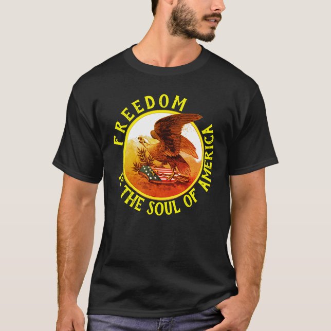 Camiseta Soul of America (color oscuro) (Anverso)