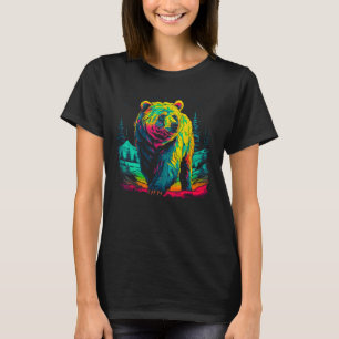 Camiseta Soul Pop Bear Face Spirit Animal
