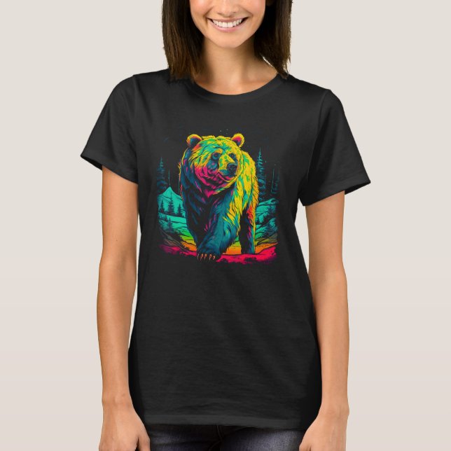 Camiseta Soul Pop Bear Face Spirit Animal (Anverso)