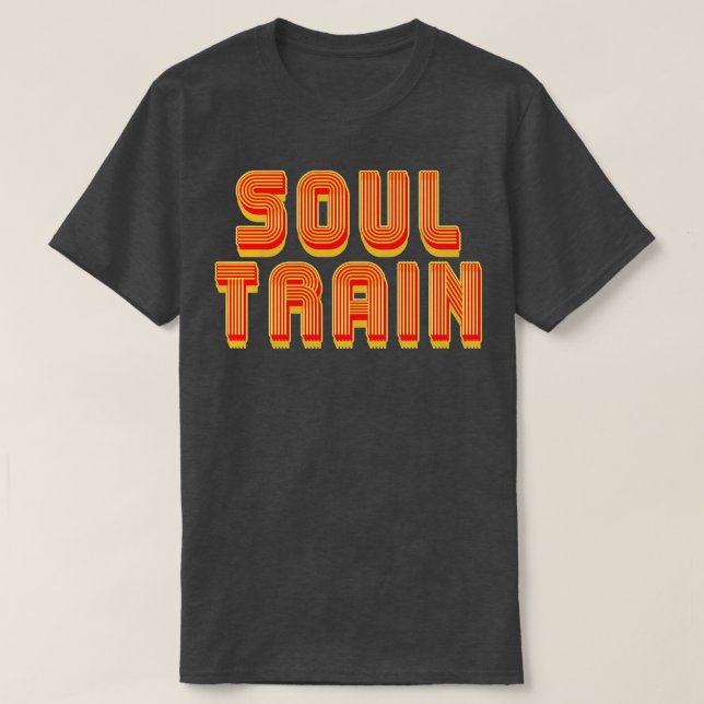 Camiseta Soul Train Retro Textos (Diseño del anverso)
