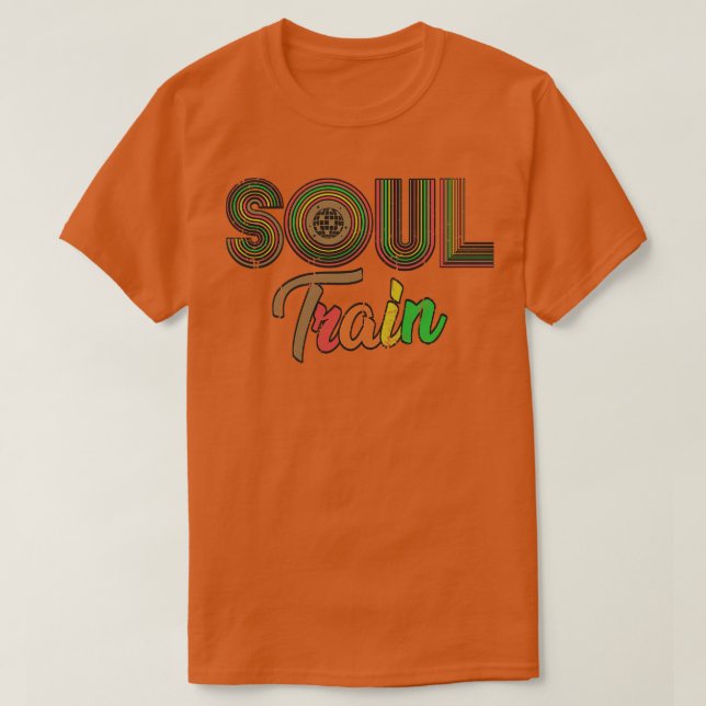 Camiseta Soul Train Vintage Retro Style (Diseño del anverso)