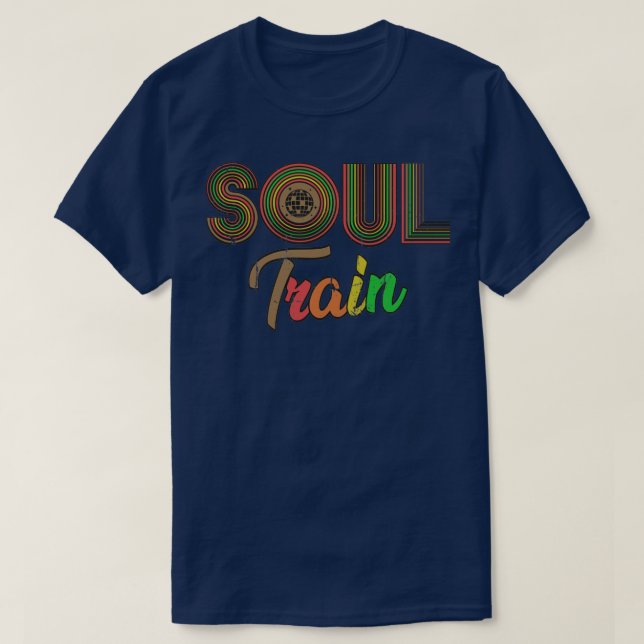 Camiseta Soul Train Vintage Retro Style (Diseño del anverso)
