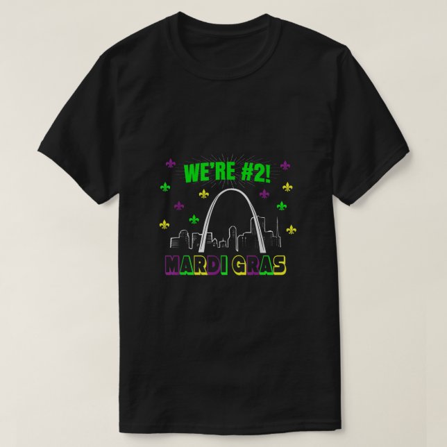Camiseta Soulard Mardi Gras Eran 2 St Louis (Diseño del anverso)