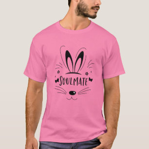 Camiseta Soulmate Bunny Mating Familia Easter Ears Fiesta D