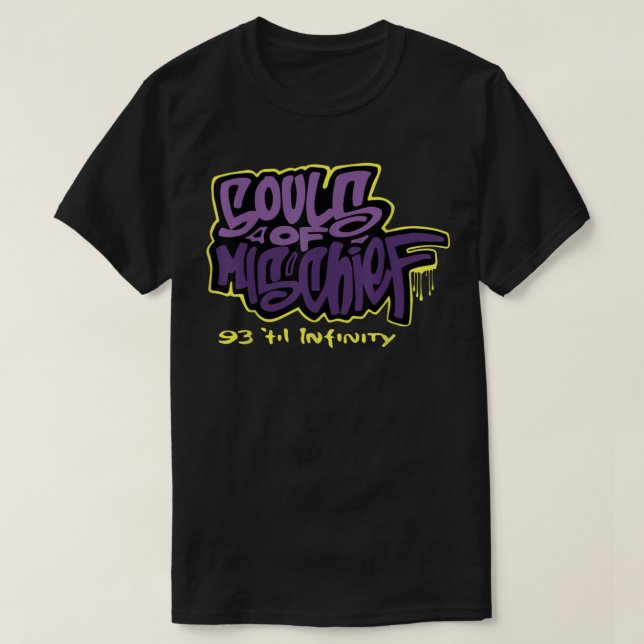 Camiseta Souls of Mischief Hip Hop Print (Diseño del anverso)
