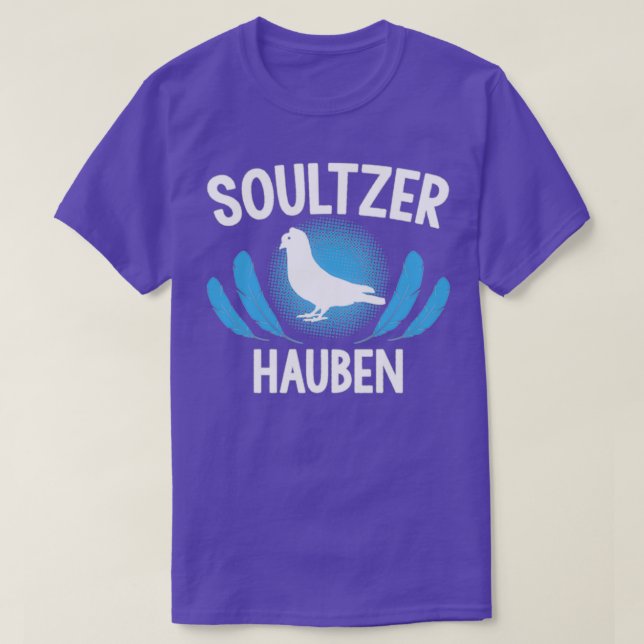 Camiseta Soultzer Hauben pichón palomas de fantasía primave (Diseño del anverso)
